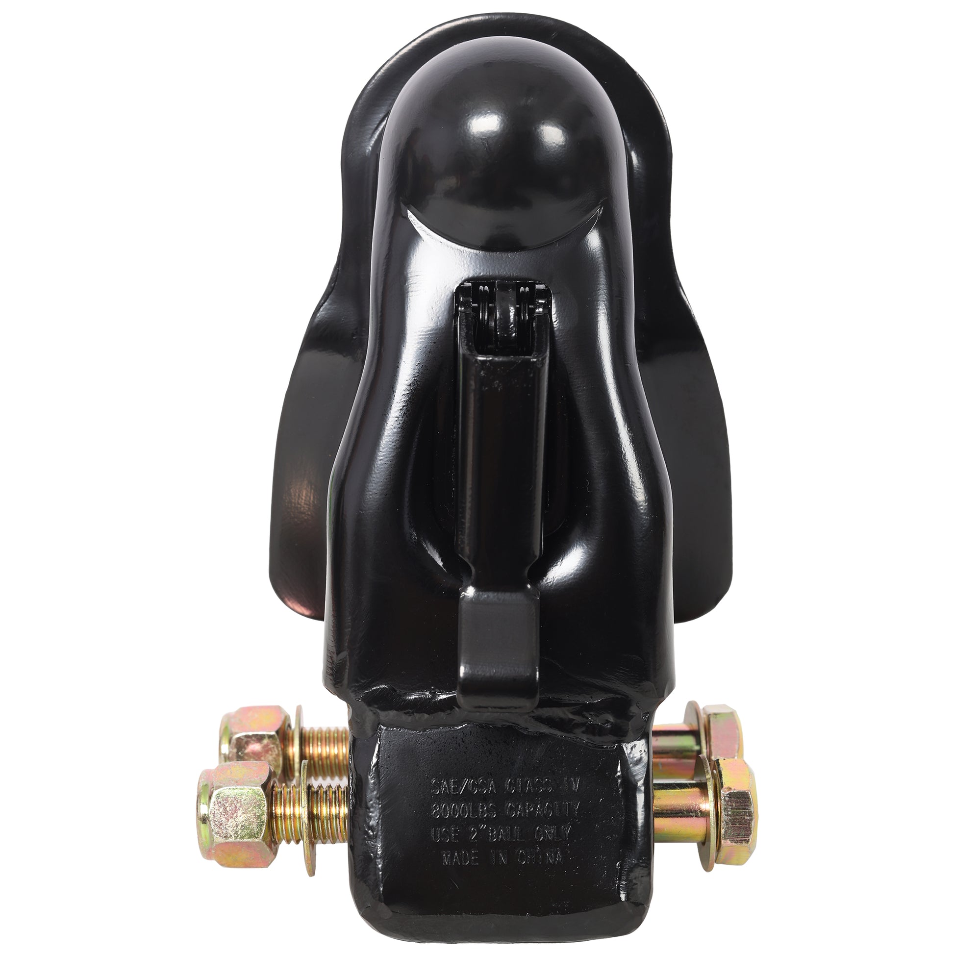 Adjustable Trailer Coupler, 360° Sleeve-Lock 2 Inch Towing Hitch, 8000 lbs Heavy Duty Steel Coupler, Black Finish for Boat, RV, Utility Trailer and Trucks image 7