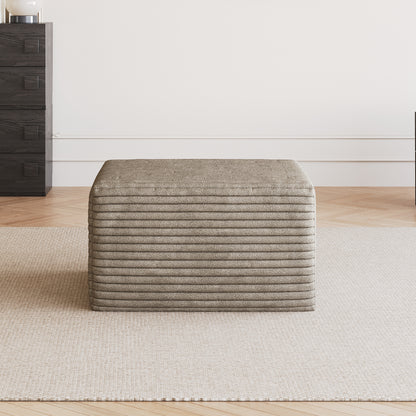 Sofa ottoman,No Assembly Required,Camel(Plush Corduroy Fabric) image 3