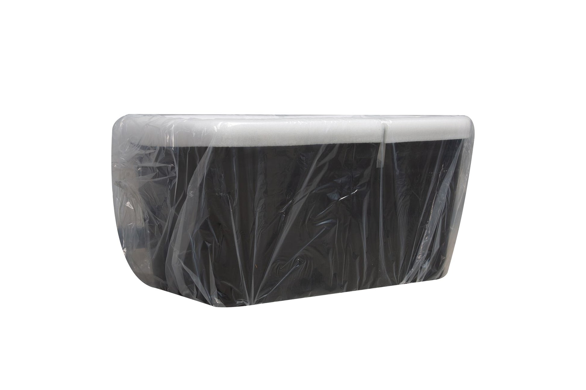 49'' x 28'' Acrylic Freestanding Soaking Bathtub, Square-shape Japanese Soaking Hot Tub, Sit-In Design with Chrome Overf image 17