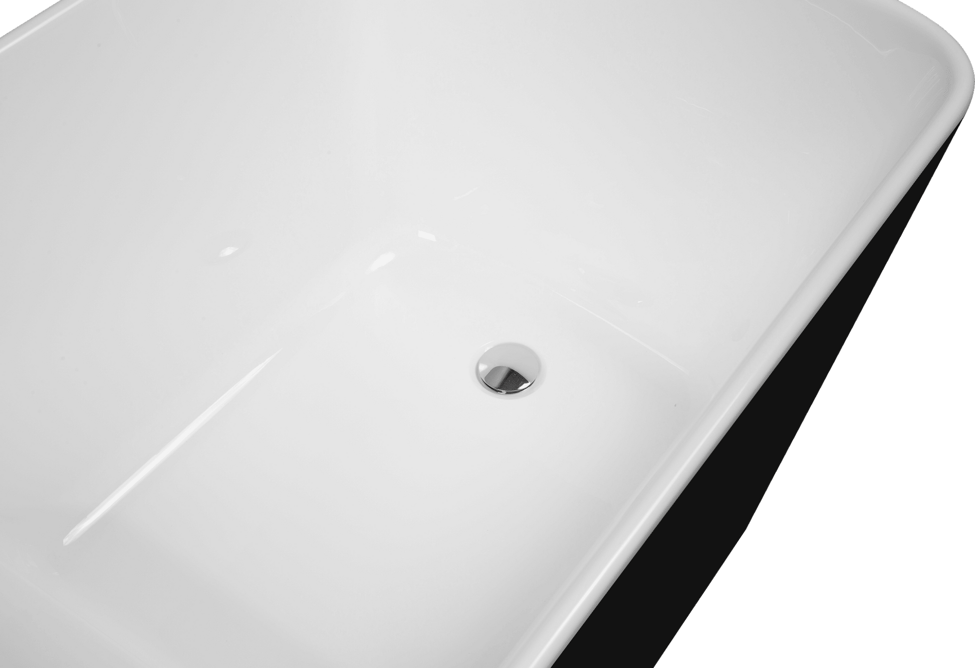 49'' x 28'' Acrylic Freestanding Soaking Bathtub, Square-shape Japanese Soaking Hot Tub, Sit-In Design with Chrome Overf image 14