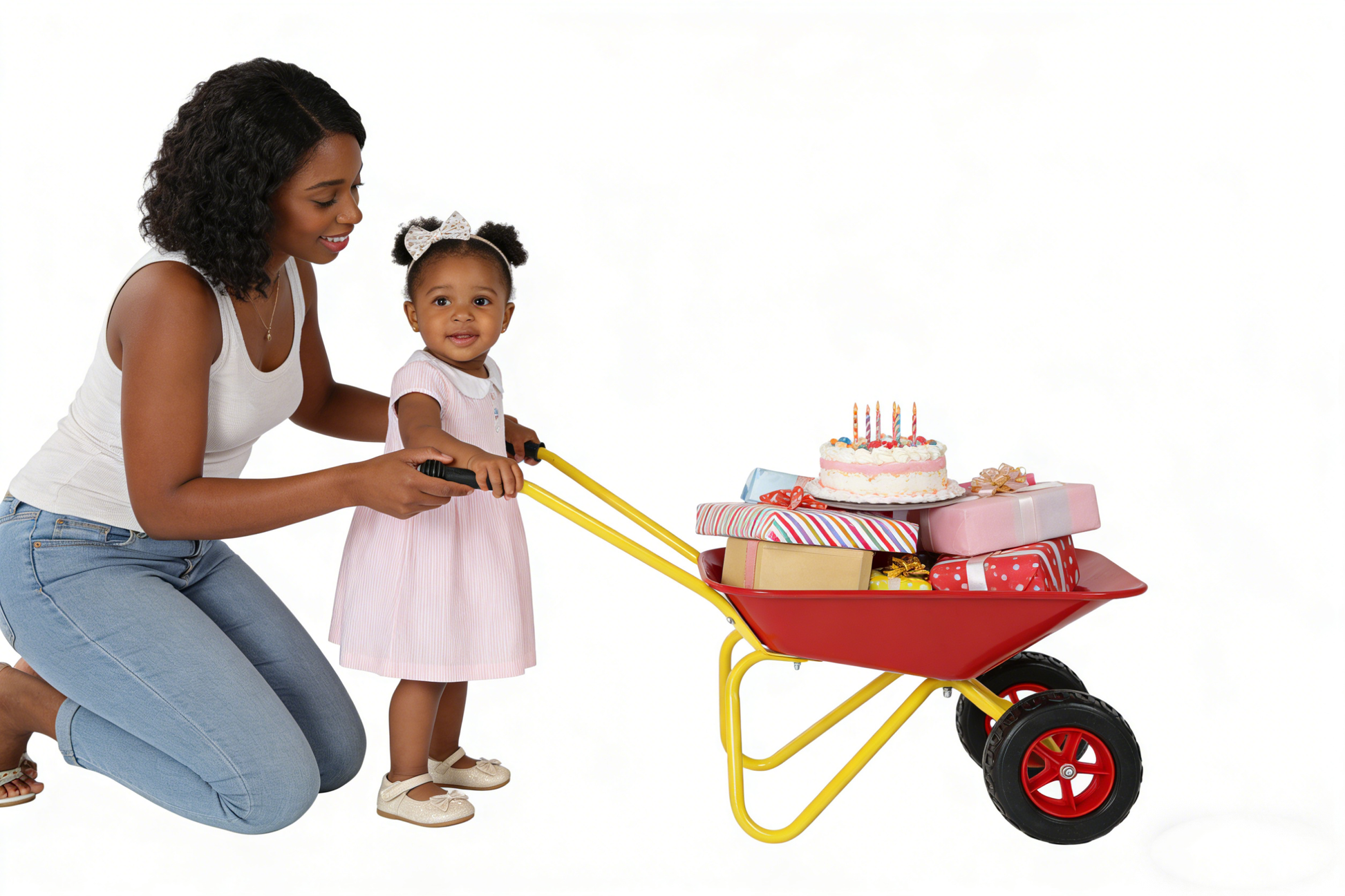 Children's metal trolley, Load-bearing capacity: 33LBS,children's heavy vehicle, metal structure two-wheeled trolley, steel pallet, can be used in gardens, loading leaves, soil, sand, etc. (red) image 11