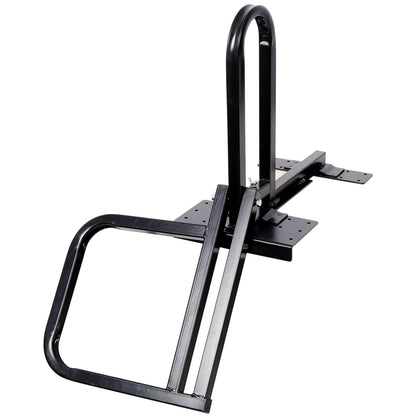 Foldable Pickup Truck Tailgate One-Step Ladder - Universal Fit. Drilling Hex Screws for Easy Install. Load Capacity: 300 LBS. Serves To Secure Items In Truck Bed image 1
