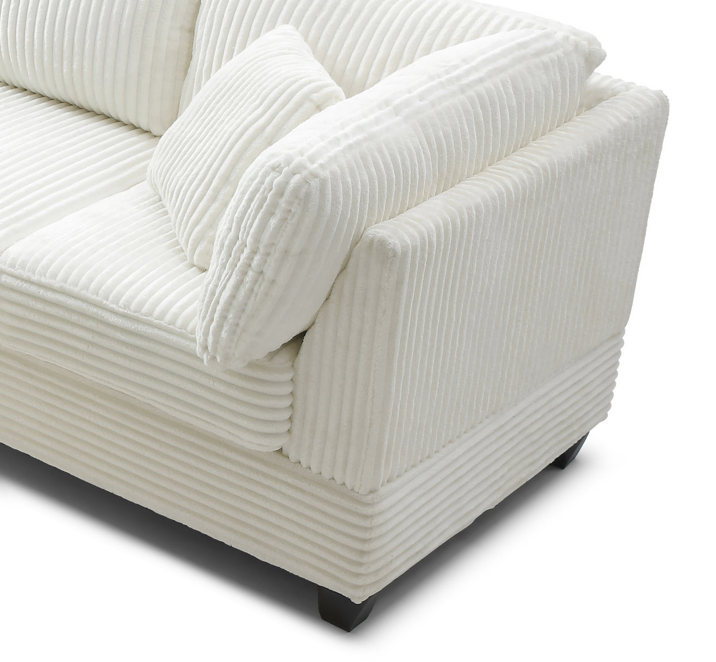 Perth G00239B-SC Sectional(Ottoman Not Include), White image 6