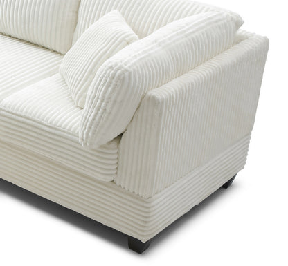 Perth G00239B-SC Sectional(Ottoman Not Include), White image 6