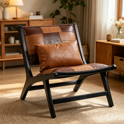 Modern Boho Accent Chairs for Living Room,Mid Century Lounge Chair,Side Chair Indoor image 1