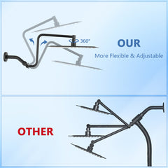 12-inch Adjustable High-Pressure Rain Shower Head for Relaxation
