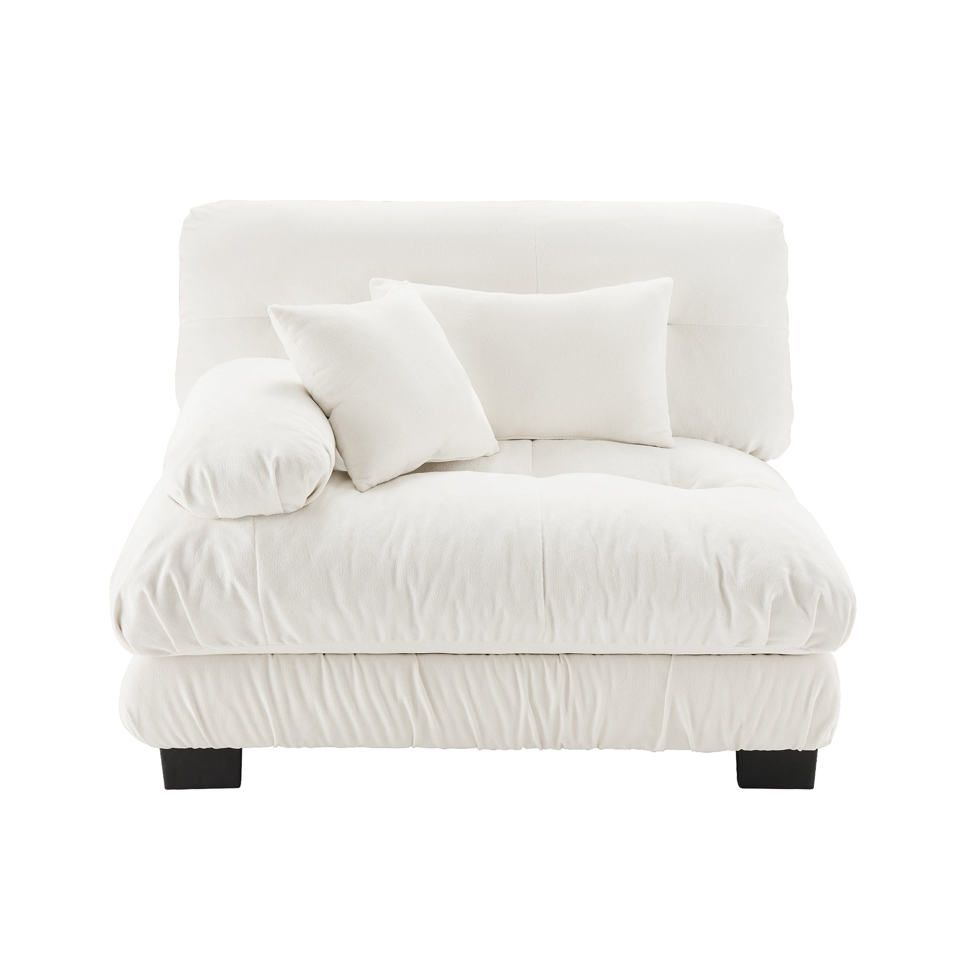 27 Sofa LSF W/2 pillows -White image 1