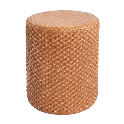 Evie Outdoor Patio Round MGO Side Table, Brown image 8