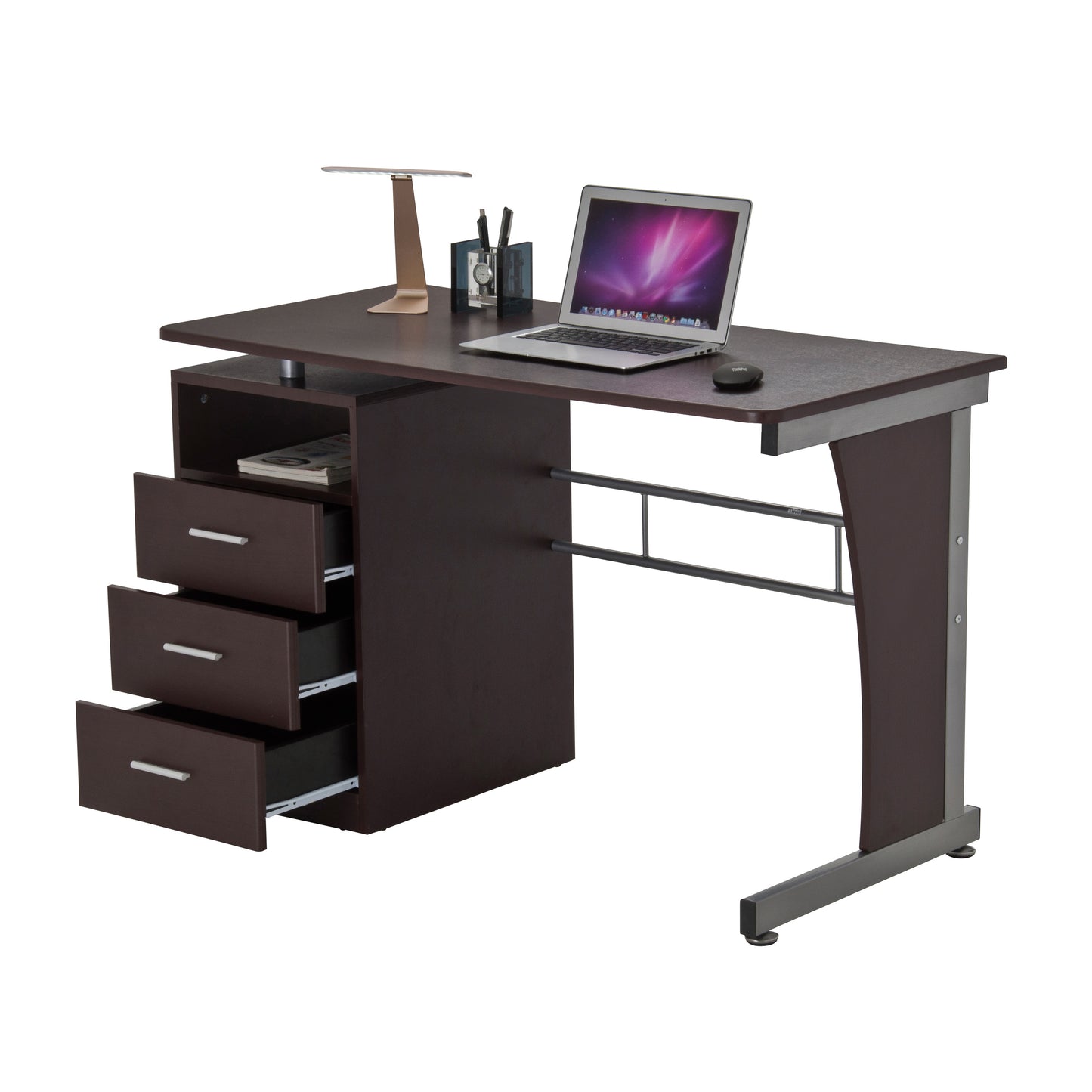 Techni Mobili Computer Desk with Ample Storage image 9