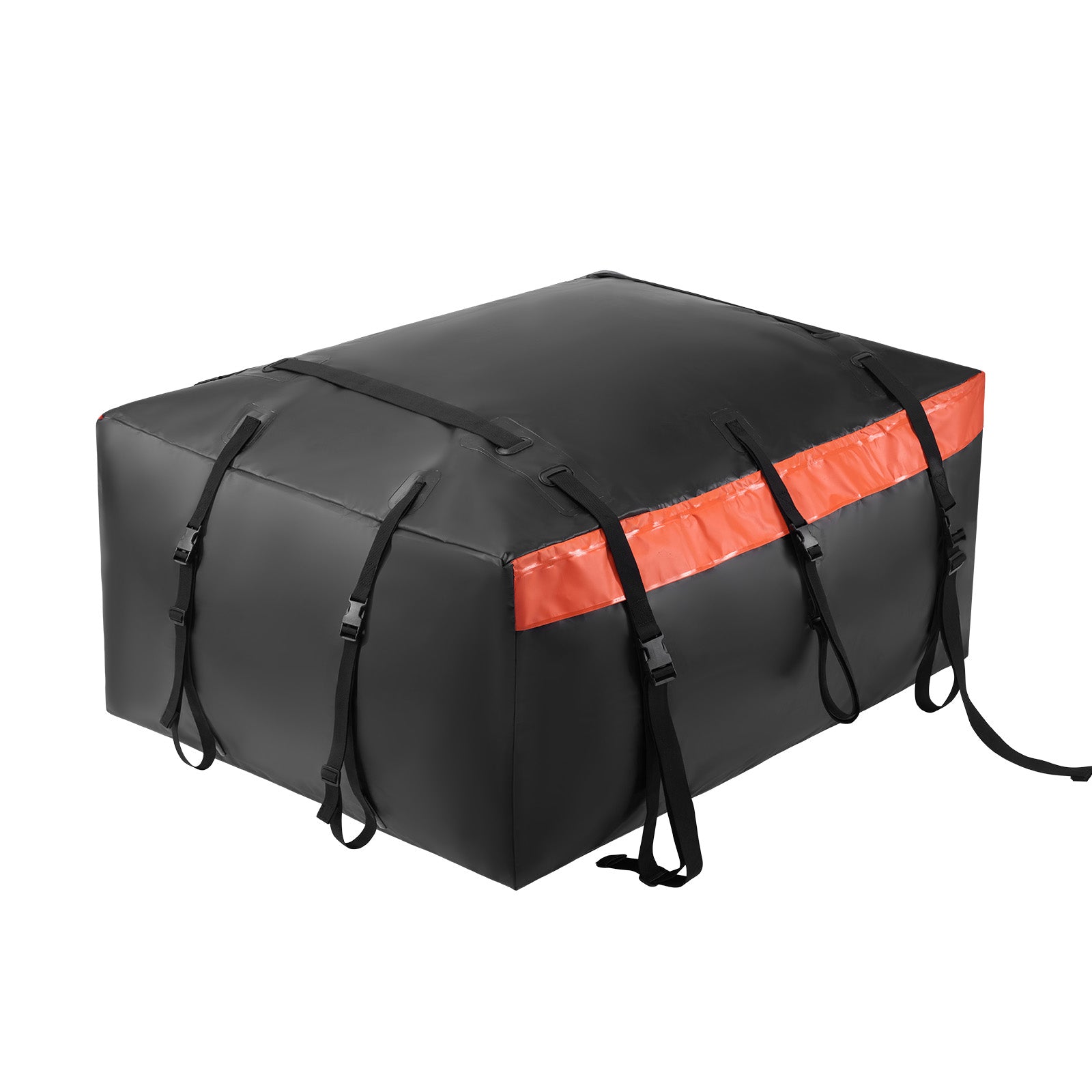 Car Rooftop Cargo Carrier Bag, 23 Cubic Feet Roof Cargo Carrier, Heavy Duty 840D PVC 100% Waterproof Car Roof Luggage Bag for All Vehicle with/without Rack- with Lock, Anti-Slip Mat, 6 Door Hook image 2