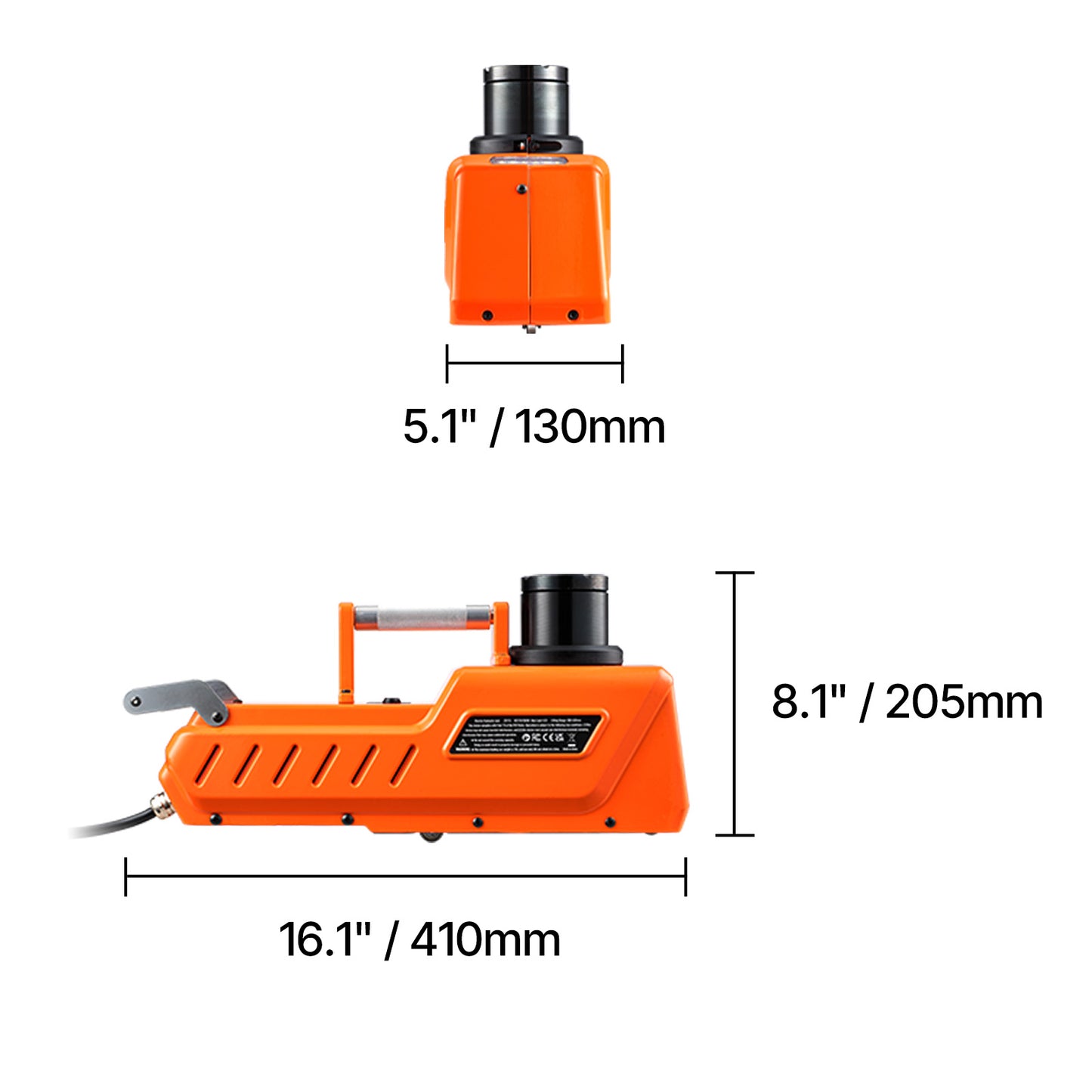 Electric Car Jack 15 Tons /33000 lbs Portable Jack kit with LED Light image 2