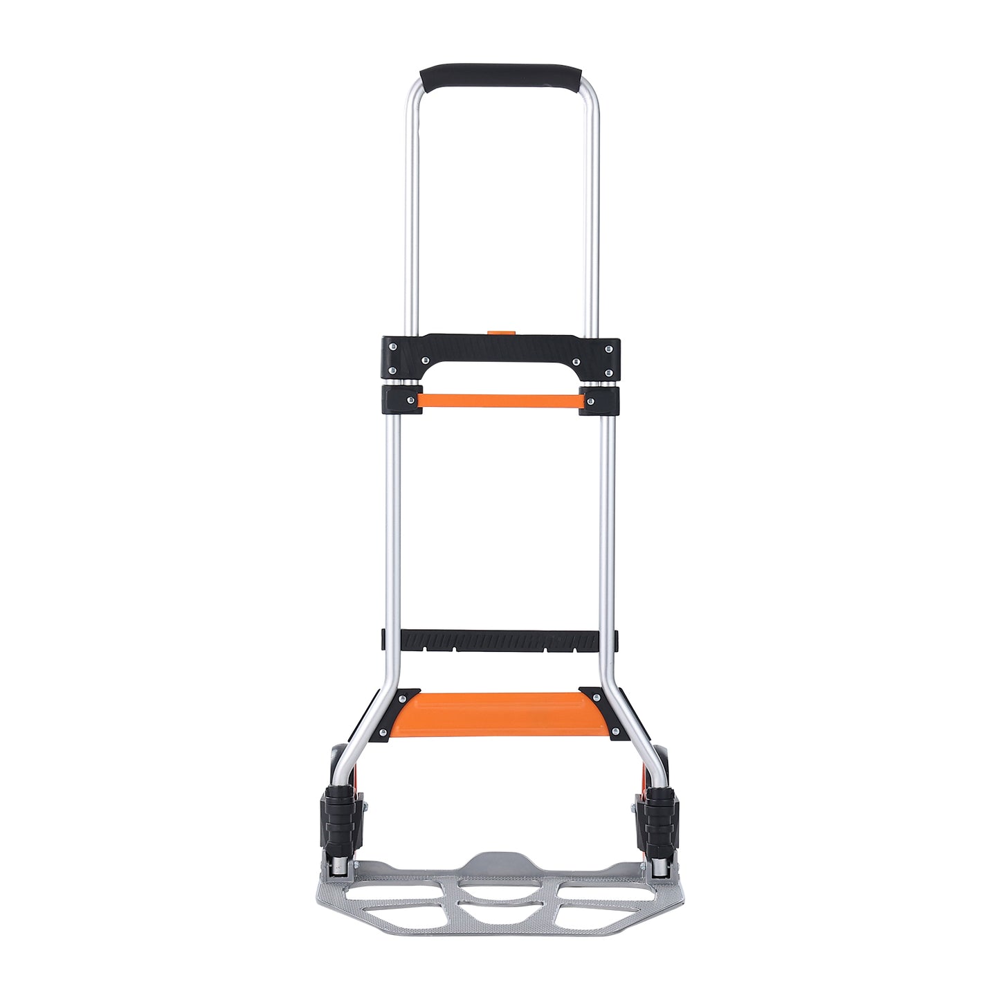 Folding Hand Truck, 275 lbs Load Capacity, Aluminum Portable Cart, Convertible Hand Truck and Dolly with Telescoping Handle and PP+TPR Wheels, Ultra Lightweight Super Strong for Moving Warehouse image 3