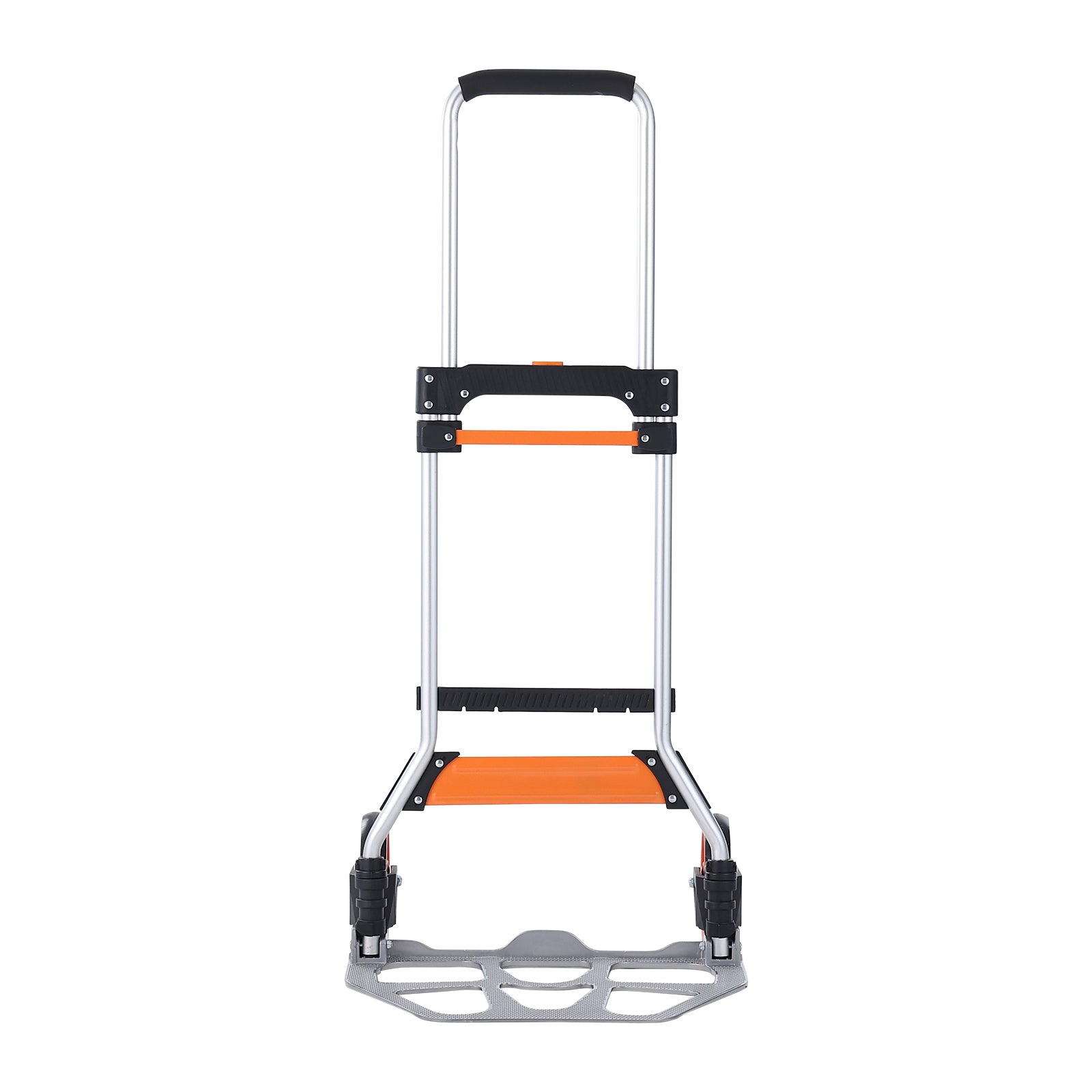 Folding Hand Truck, 275 lbs Load Capacity, Aluminum Portable Cart, Convertible Hand Truck and Dolly with Telescoping Handle and PP+TPR Wheels, Ultra Lightweight Super Strong for Moving Warehouse image 3