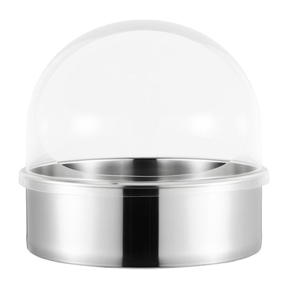 Cotton Candy Machine Cover, Transparent Acrylic Dome Bubble Shield, Cotton Candy Machine Bubble Shield Compatible with 20.5in Cottons Candies Machines Bowl for Party, Shops, Bottom Groove Design image 12
