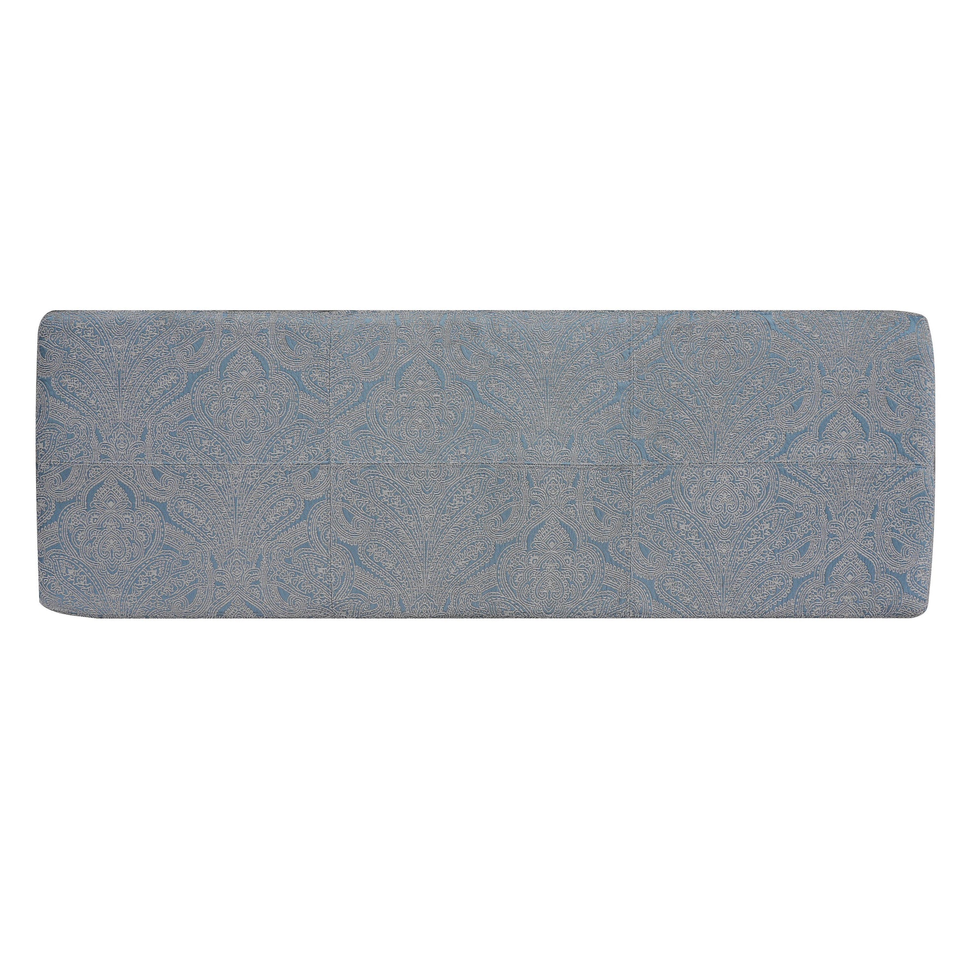 Indoor Jacquard Storage Ottoman Bench - Upholstered Entryway Bench with Hidden Storage, 300lbs Weight Capacity for Living Room, Bedroom & Hallway image 8