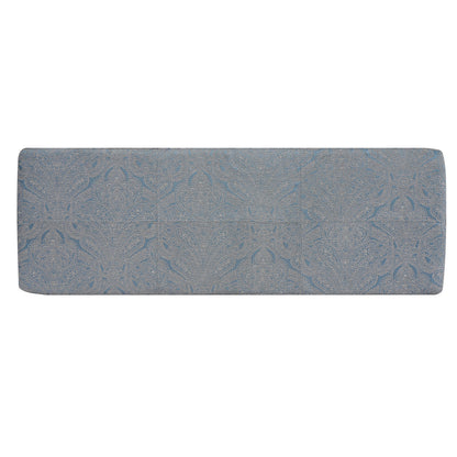 Indoor Jacquard Storage Ottoman Bench - Upholstered Entryway Bench with Hidden Storage, 300lbs Weight Capacity for Living Room, Bedroom & Hallway image 8
