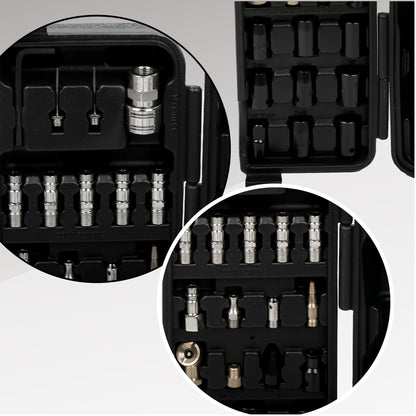 71 Piece Air Tool and Accessories Kit, Impact Wrench, Air Ratchet, Die Grinder, Aire Hammer, Hose Fittings, Storage Case image 8