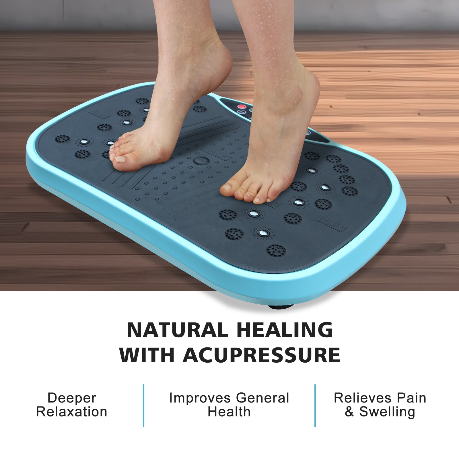 Vibration Plate Exercise Machine - Whole Body Workout Vibration Fitness Platform, Home Training Equipment for Weight Loss & Toning image 5