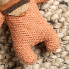 100% Handmade Cotton knitted Soft Baby Bunny Plush Toy