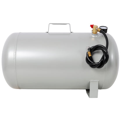 Portable11 Gallon Aluminum Air Tank, Lightweight Durable Air Compressor Tank with Pressure Gauge, Safety Valve and 47 Inch Hose for Easy Tool Connection image 4