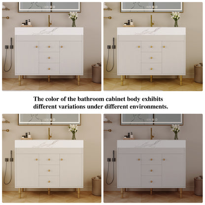 36 in Modern Free-standing Bathroom Vanity with Ceramic Sink & Ample Storage image 11