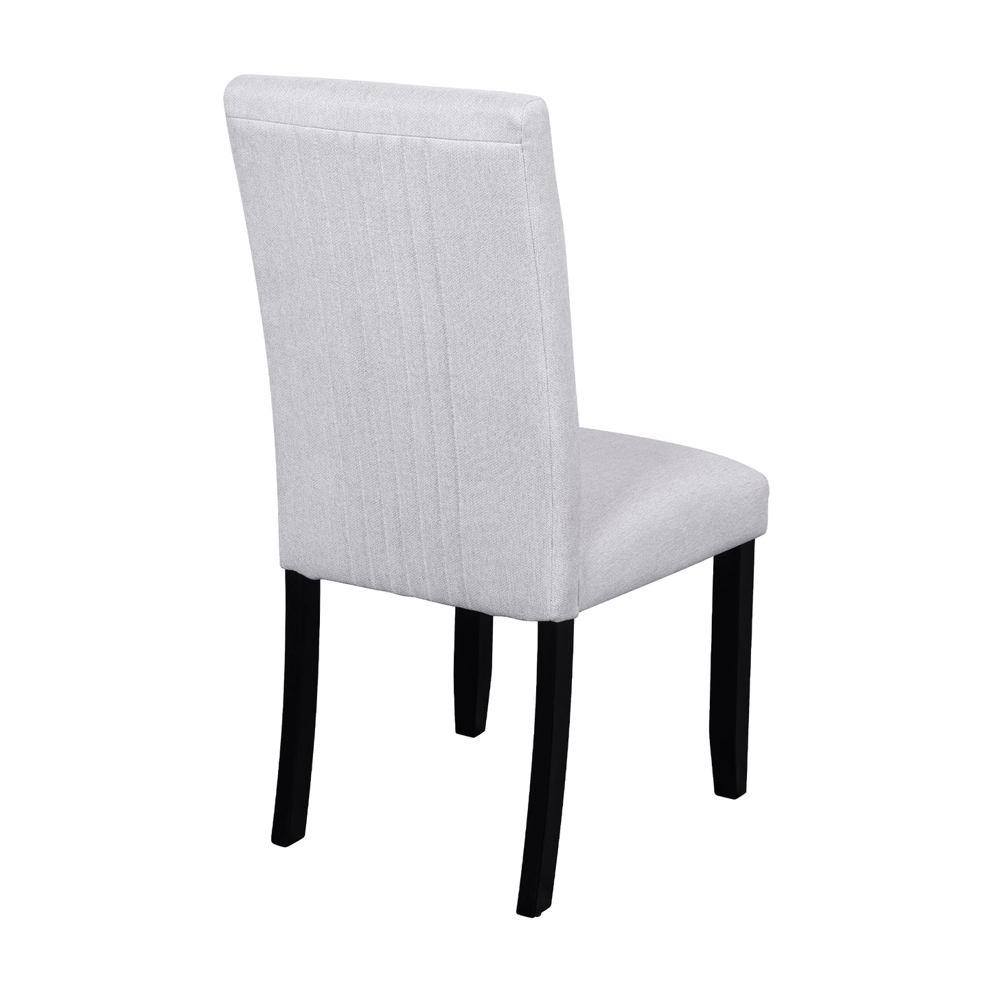 Modern Dining Room Chairs Set of 4, Accent Diner Chairs Upholstered Fabric Side Stylish Kitchen Chairs with Solid Wood Legs and Padded Seat - Beige image 8