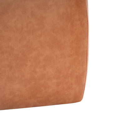 Upholstered Square PU Leather Ottoman,Tan (old sku N757P294261O) image 10