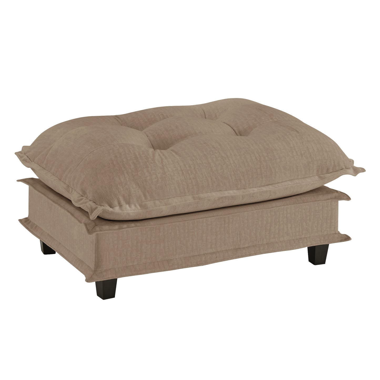 73 Ottoman Chenille- Light Coffee image 2