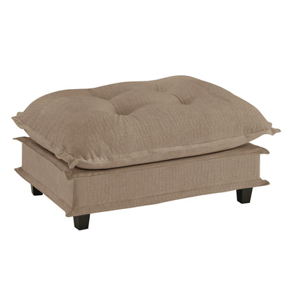 73 Ottoman Chenille- Light Coffee image 2
