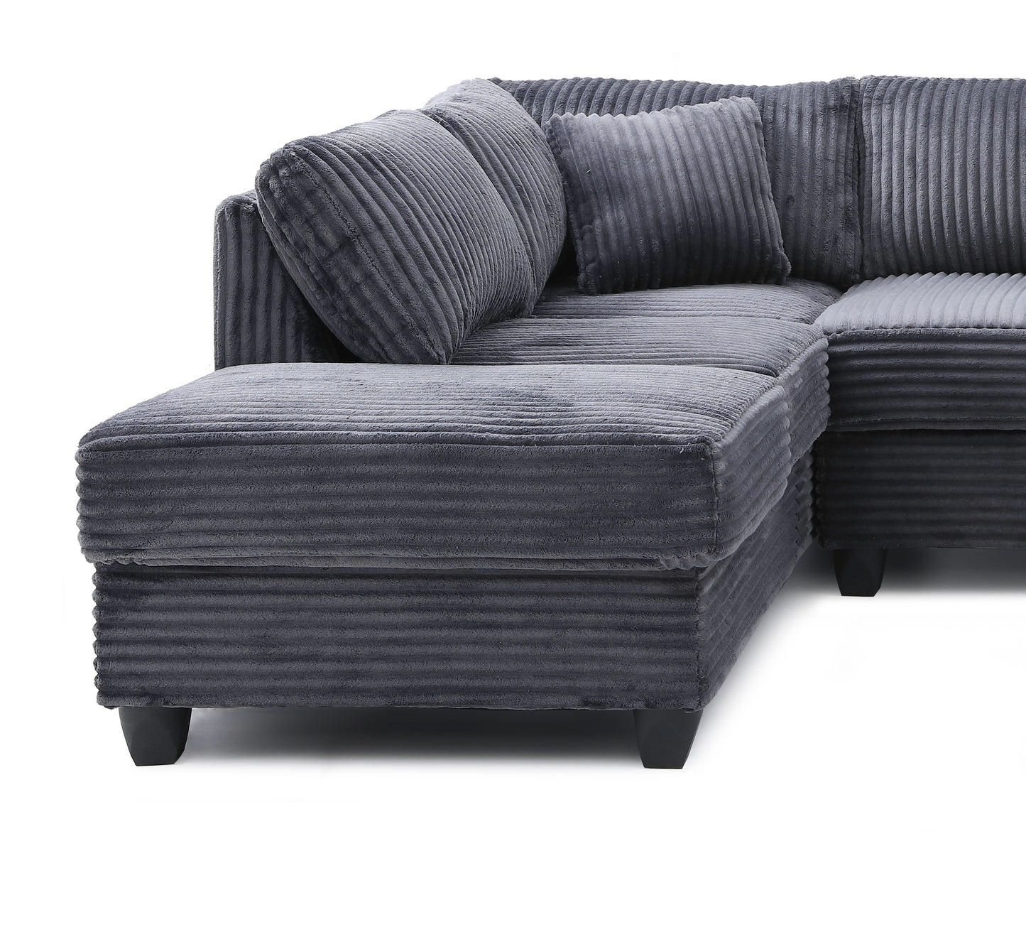 Perth G00235B-SC Sectional(Ottoman Not Include), Gray image 6