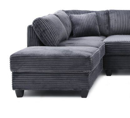 Perth G00235B-SC Sectional(Ottoman Not Include), Gray image 6