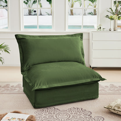 Koala Armless Sofa - Green image 2