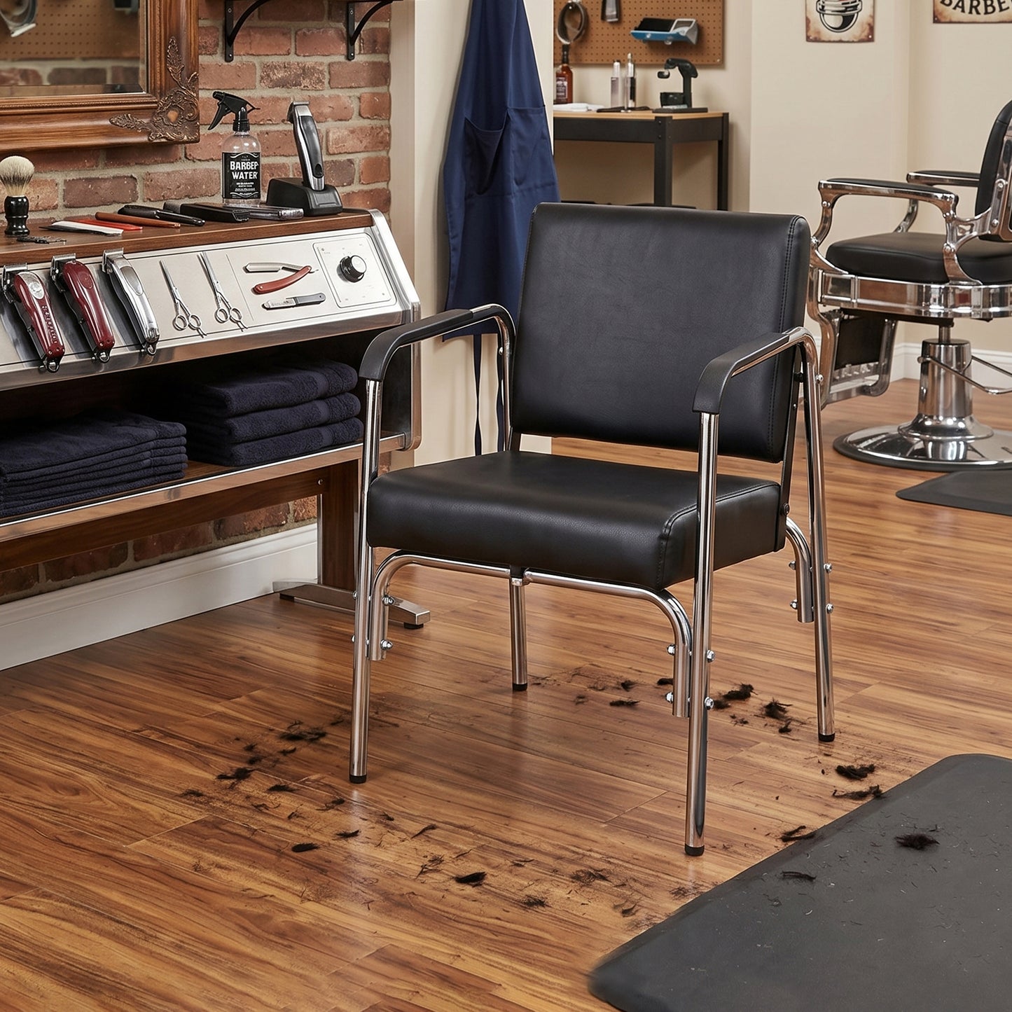 Reclining Shampoo Chairs for Salon-BLACK image 6