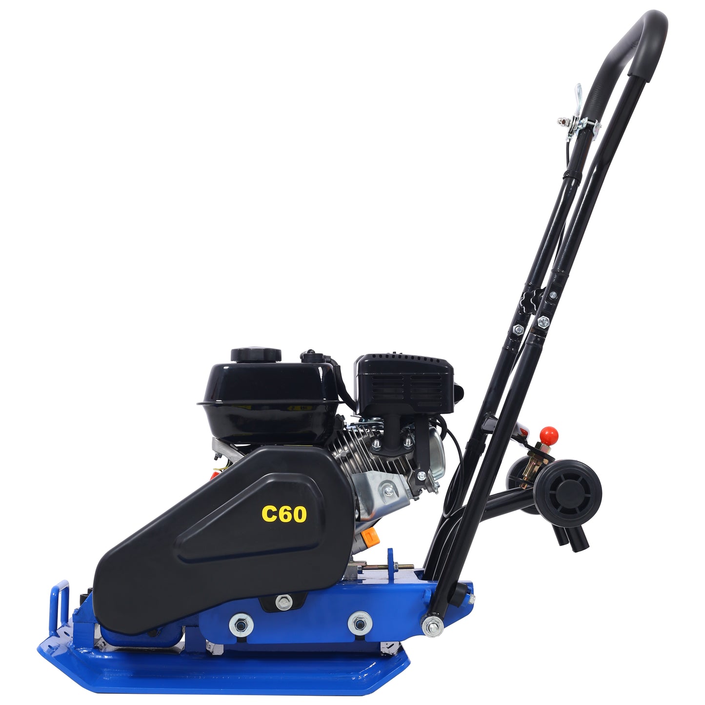 212cc 7.0HP 5600VPM Gas Vibration Compaction Force 20 x 14 inch Plate Compactor w/Built-in Wheel,EPA compliant image 3