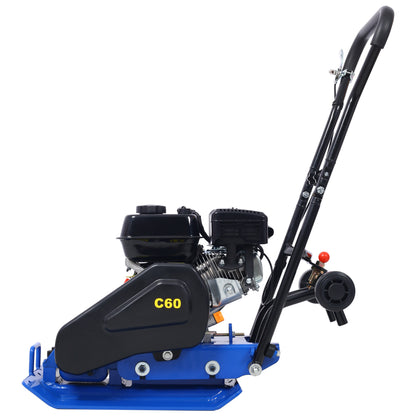 212cc 7.0HP 5600VPM Gas Vibration Compaction Force 20 x 14 inch Plate Compactor w/Built-in Wheel,EPA compliant image 3