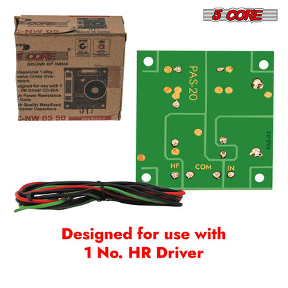 5 CORE 1 Way Passive Cross Over Network Frequency Divider Metalised Polyester Capacitors - NW 05 image 6