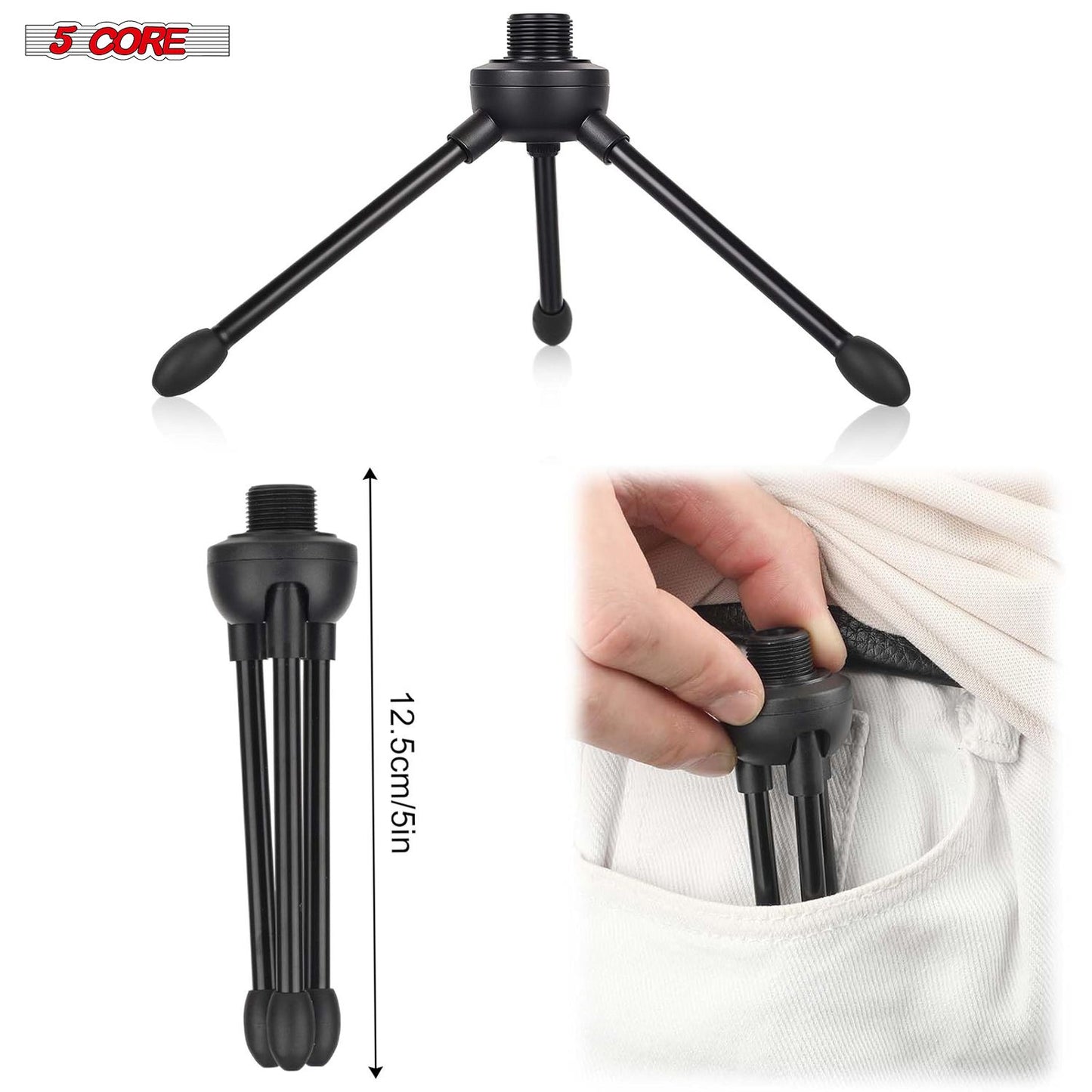 5 Core Conga Mic Snare Tom Set Professional XLR Cardioid Unidirectional Condenser Instrument Microphone Kit - CONGO 3XP image 12