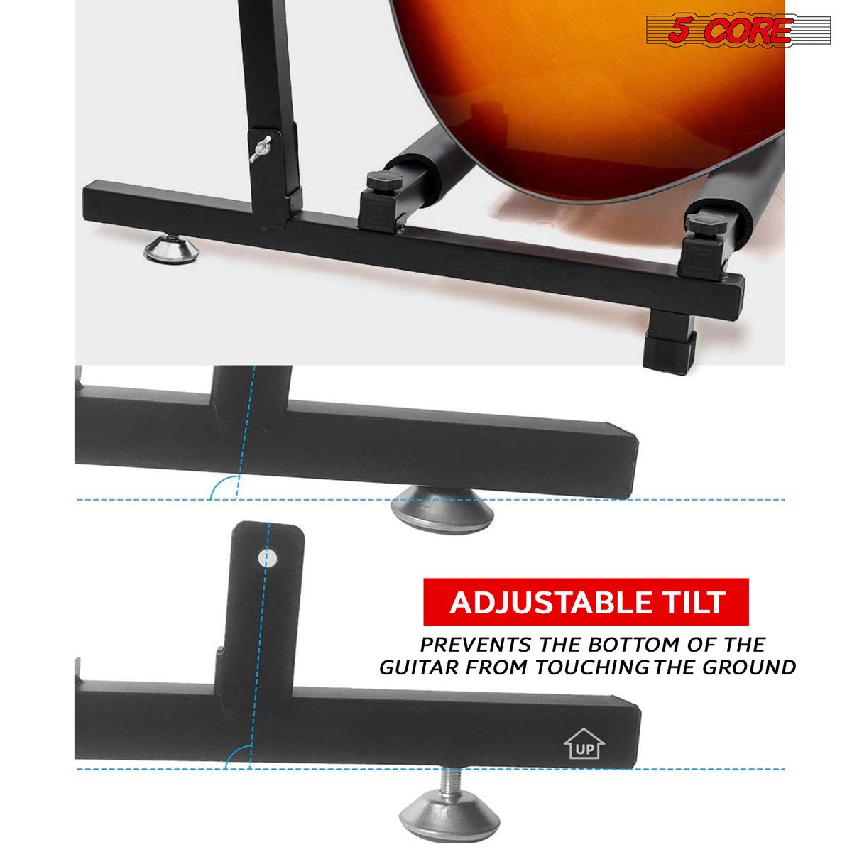 Portable Guitar Rack Folded