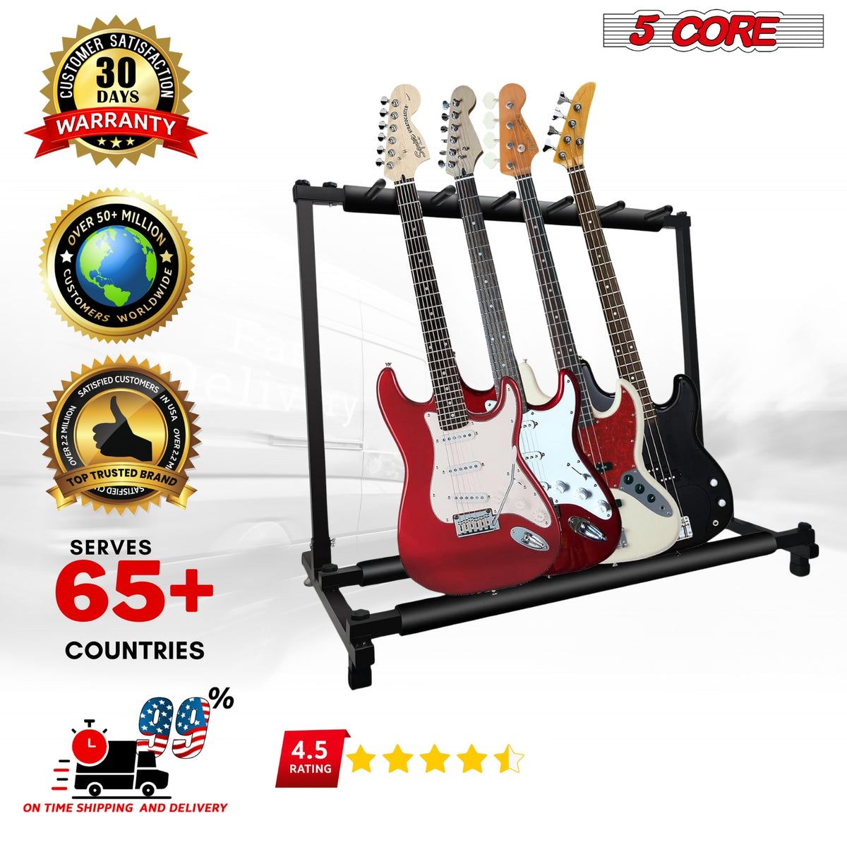 Guitar Rack in Studio Setting