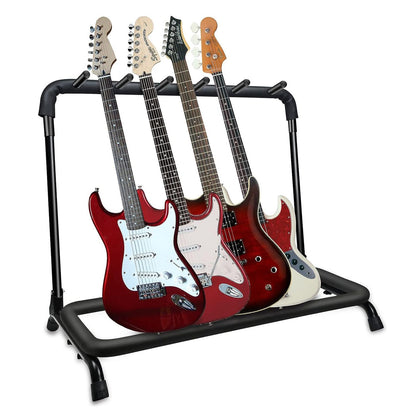 5 Core Guitar Rack - Black Finish