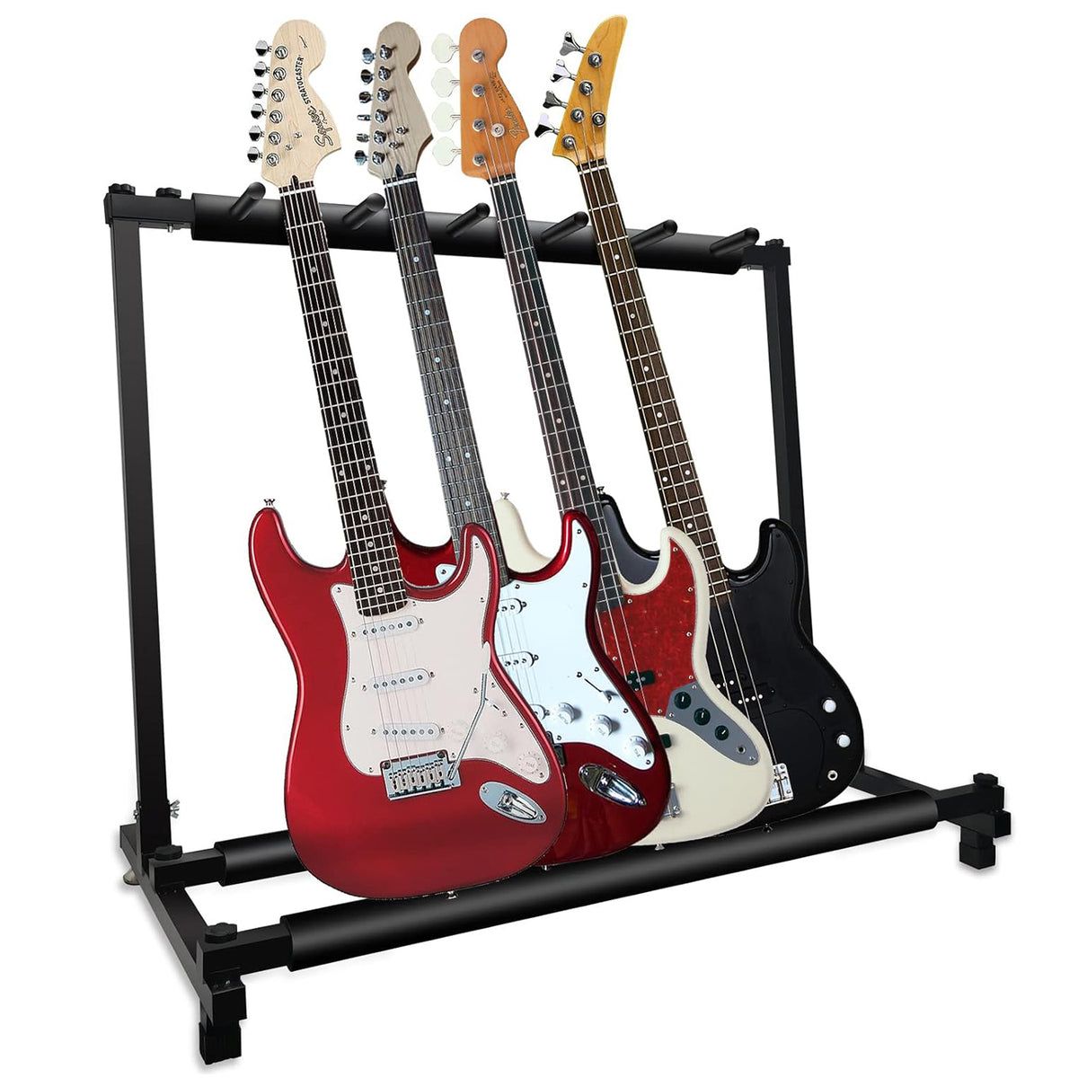 5 Core Guitar Rack 5 Slot Multi Guitar Stand - Front View