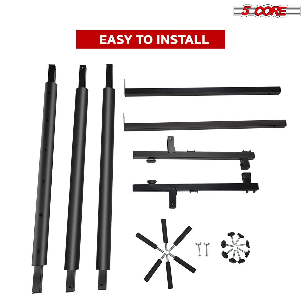 5 Slot Guitar Rack - Top View