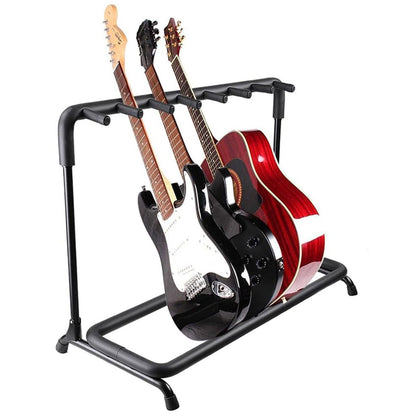 5 Core Guitar Rack 7 Slot Multi Guitar Stand - Usage