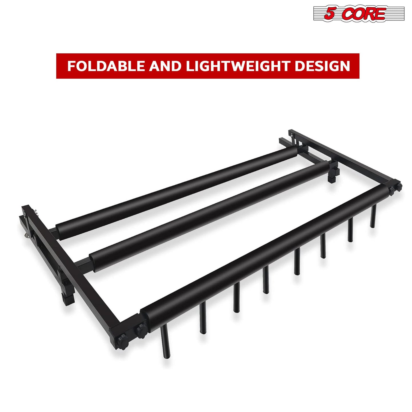 5 Core Guitar Rack 7 Slot Multi Guitar Stand - Close Up Padding
