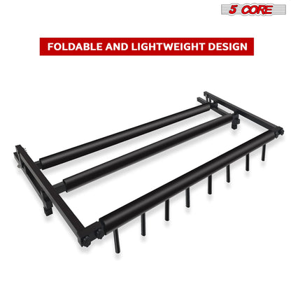 5 Core Guitar Rack 7 Slot Multi Guitar Stand - Close Up Padding