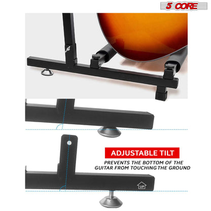 Guitar Stand for 9 Guitars - Elevated Feet