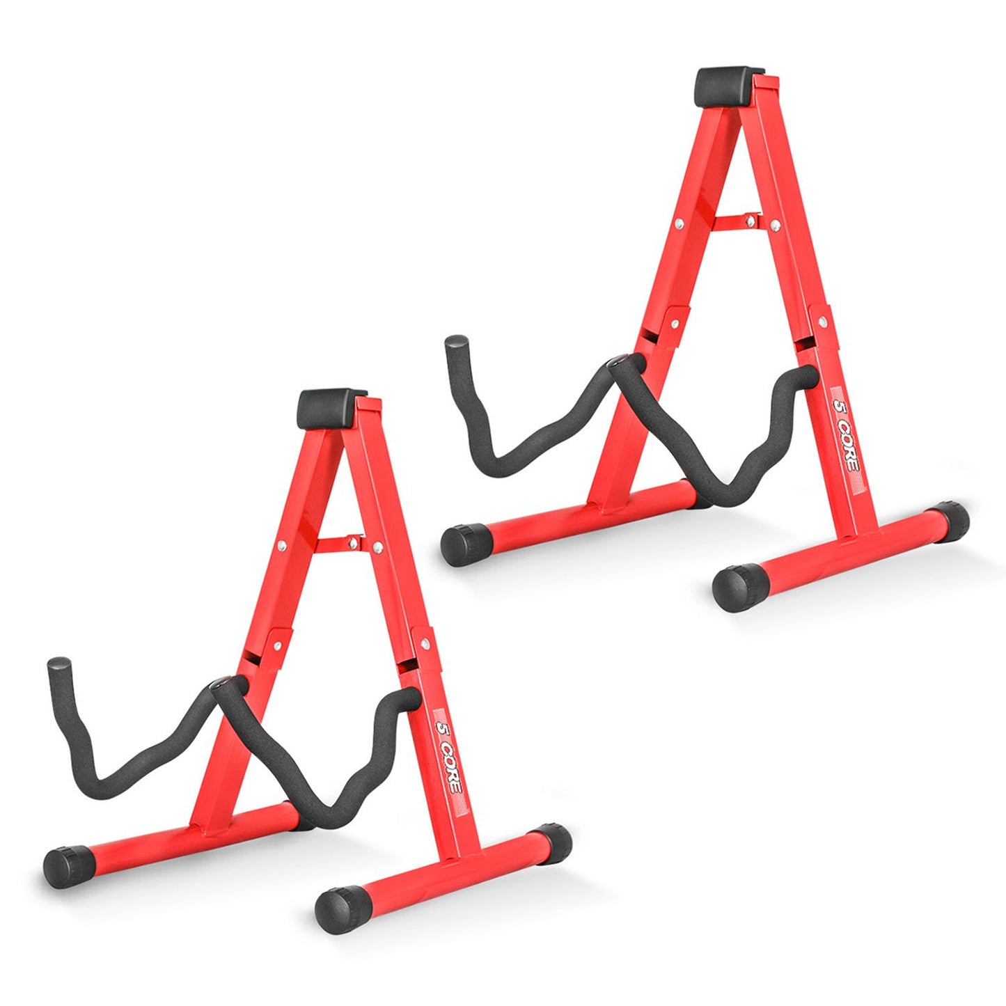 5 Core Guitar Stand A Frame w Soft Foam Arm Non Slip Rubber for Acoustic Electric Bass Ukulele image 10