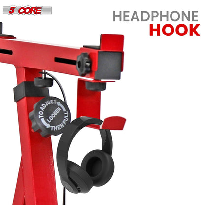5 CORE Keyboard Stand Riser Z Style Height Width Adjustable Portable Heavy Duty Music Stands Holder for Kids and Adults  image 8