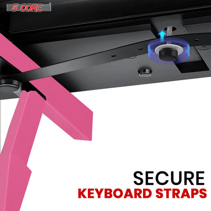 5 CORE Keyboard Stand Riser Z Style Height Width Adjustable Portable Heavy Duty Music Stands Holder for Kids and Adults  image 8