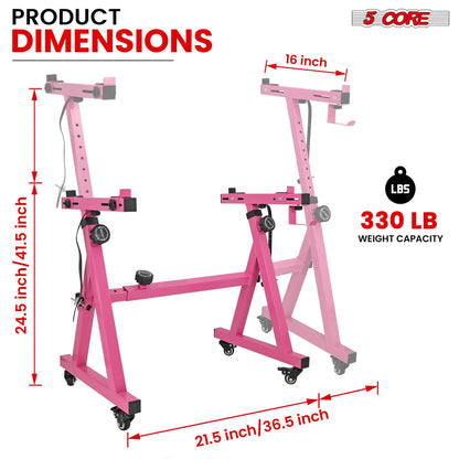 5 CORE Keyboard Stand Riser Z Style Height Width Adjustable Portable Heavy Duty Music Stands Holder for Kids and Adults  image 2